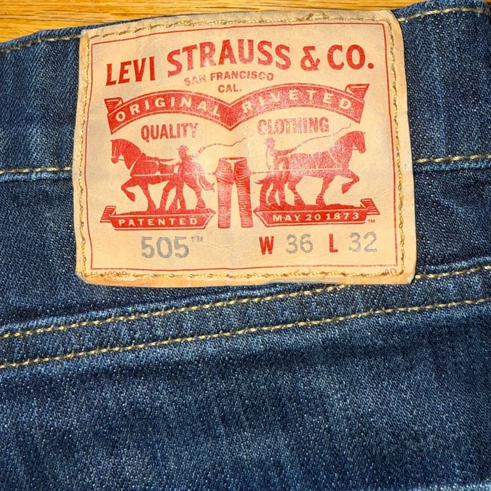 Levi's Men's Deep Blue Straight Jeans